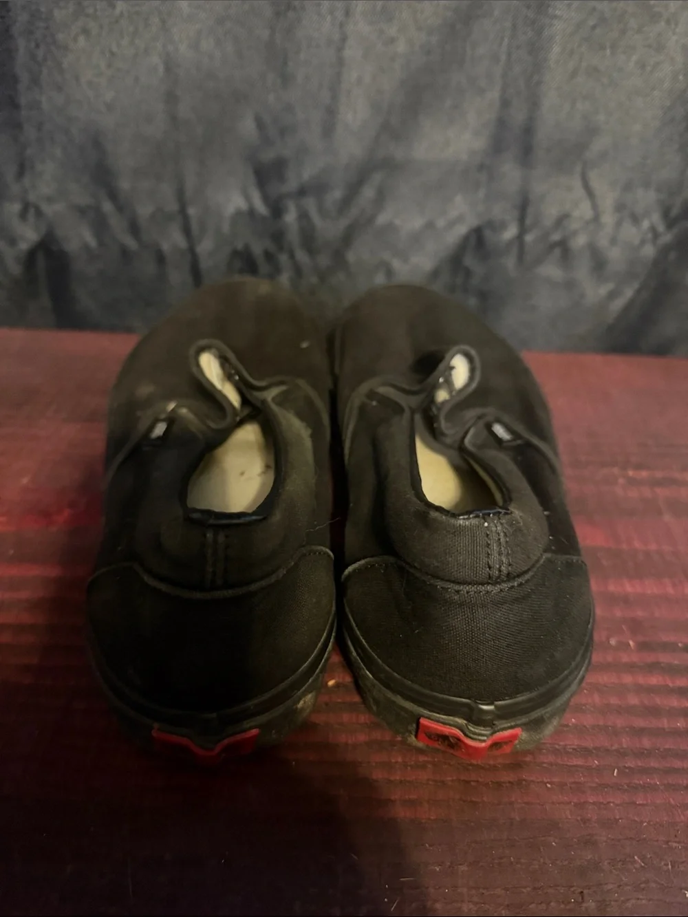 Black slip on vans